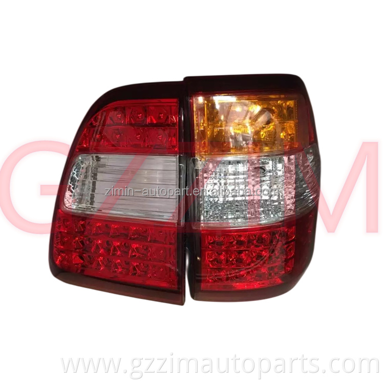 car abs plastic light tail lamp led modified smoke rear light for fj100 2005 - 2006